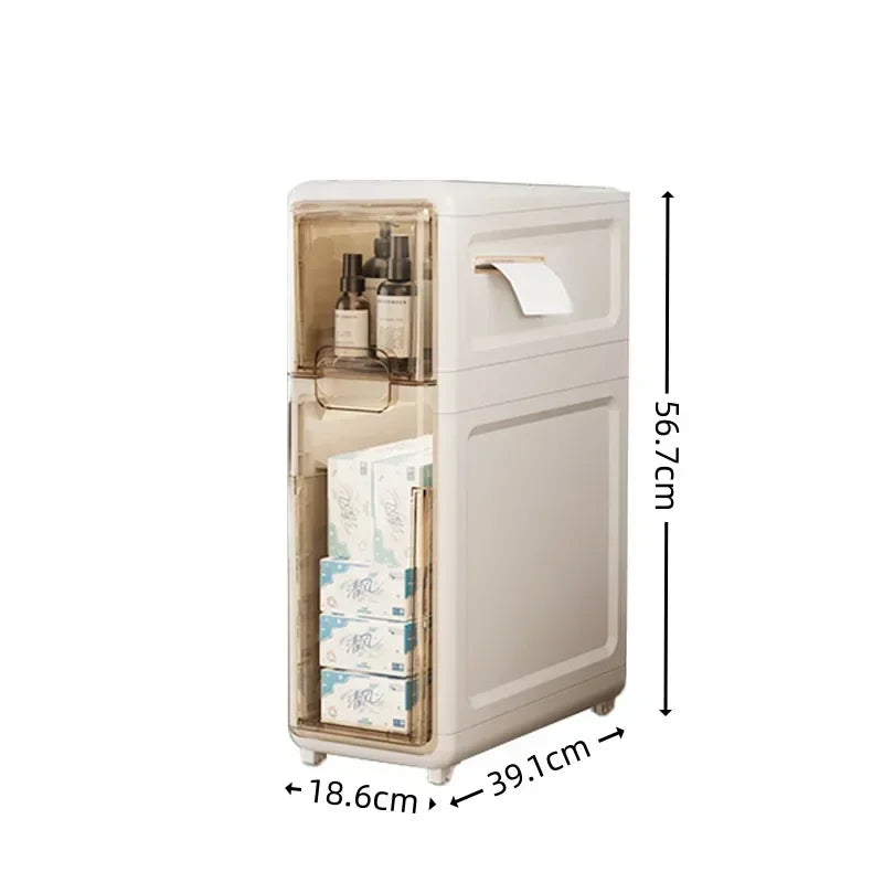 Multi-functional Crack Locker, Clothing Sundries, Drawer Type Storage Cabinet, Bathroom Gap, Layered Storage Cabinet Oasis Select A-second floor