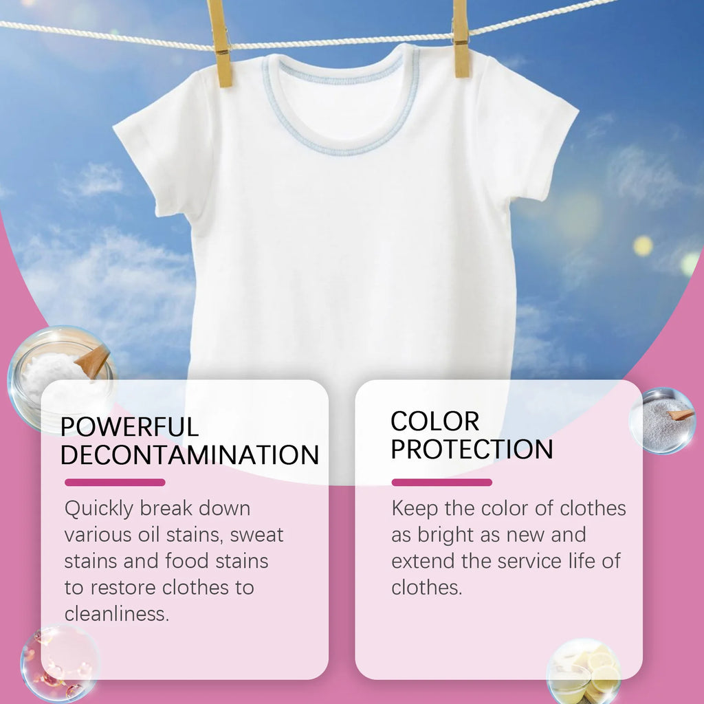 Bio Enzyme Cleaning Tablets Strong Decontamination Remove Stubborn Dirt Prevent Clothing Fading Whitener Clothing Stains Remover Oasis Select