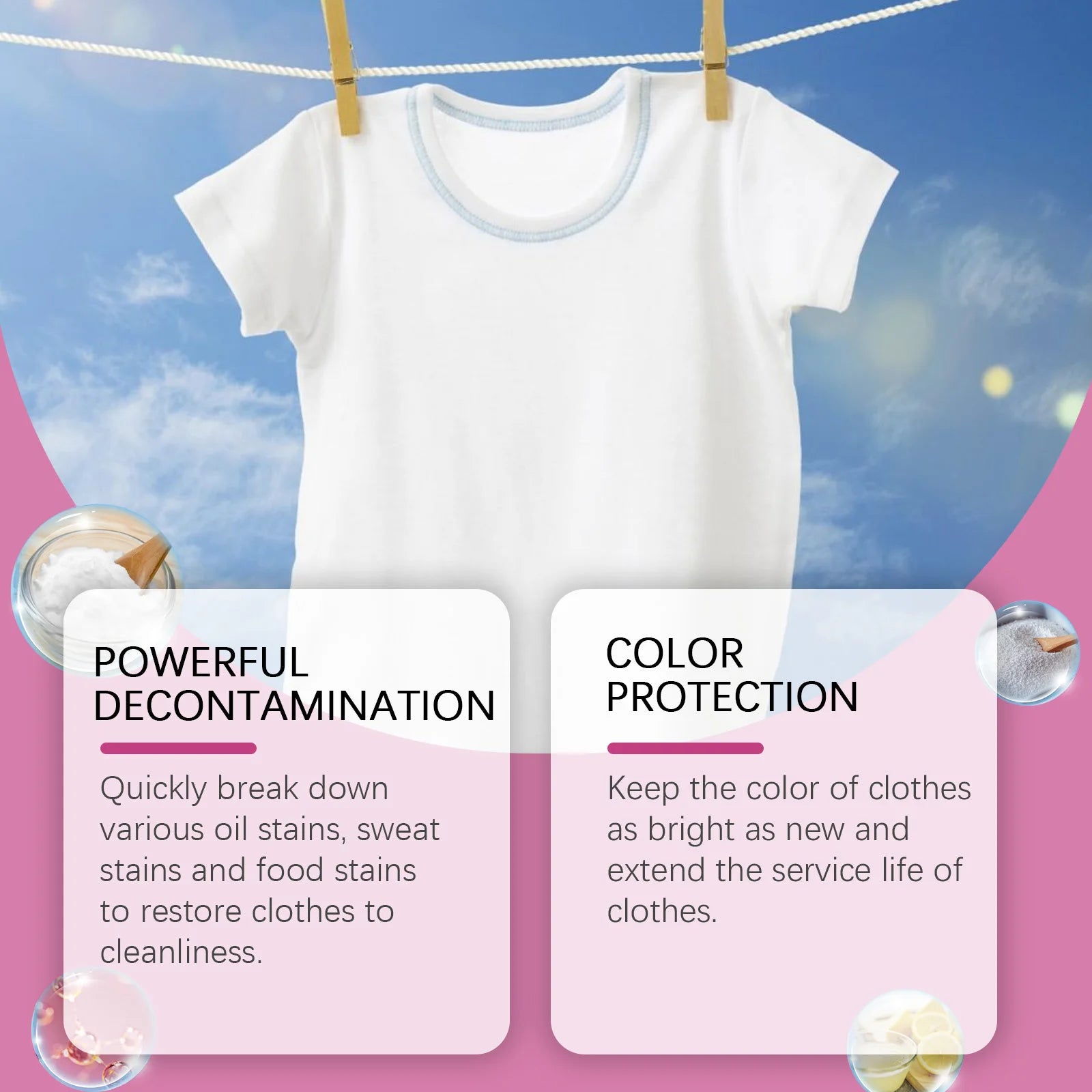 Bio Enzyme Cleaning Tablets Strong Decontamination Remove Stubborn Dirt Prevent Clothing Fading Whitener Clothing Stains Remover Oasis Select