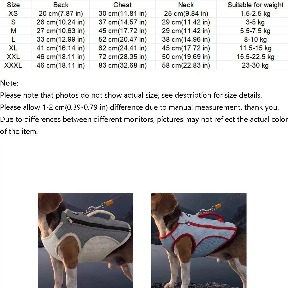 Breathable Dog Cooling Vest Sun Protection Adjustable Pet Cooling Shirt Zipper Design with Traction Cooling Jacket Daily Wear Oasis Select