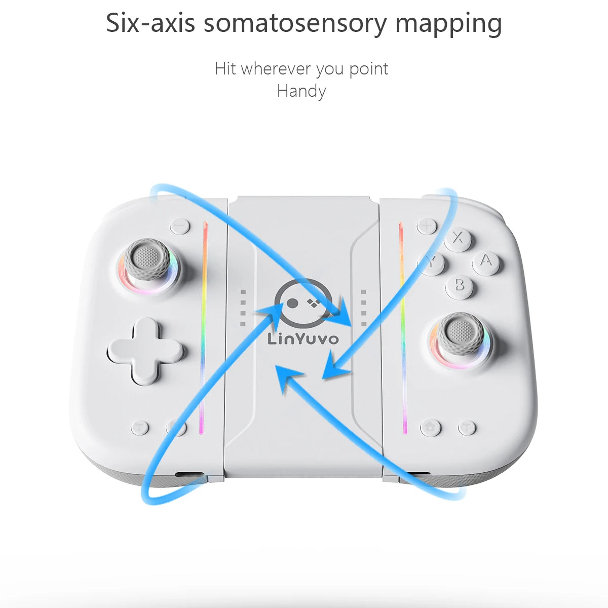 AyeBeau Wireless Gamepad for Nintendo Switch iOS Android PC