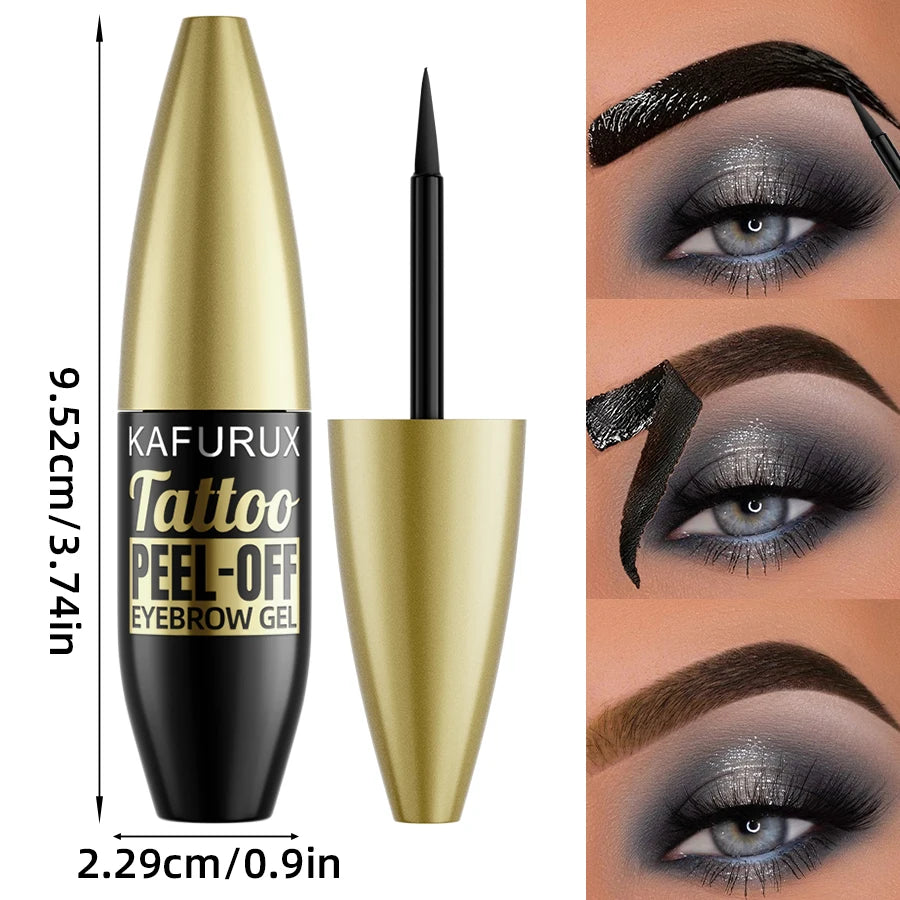 KAFURUX Peel-Off Eyebrow Gel Tint | Waterproof Semi-Permanent Brow