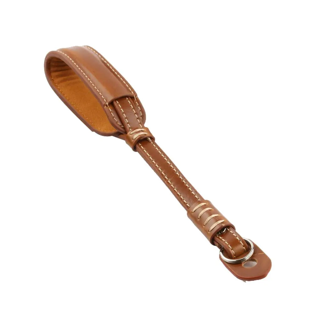 DSLR Camera Wrist Hand Strap PU Leather Lanyard for Digital Camera Black Brown Coffee Retro Camera Wrist Strap Oasis Select brown