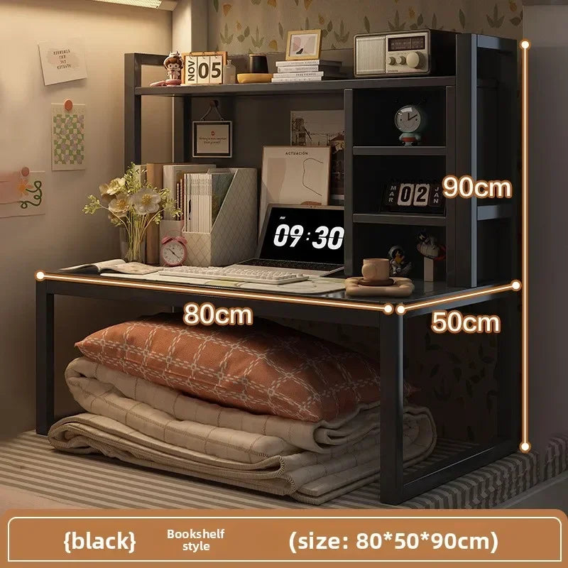 Multi-functional Bed Computer Desk Desk Bookshelf Bedside Notebook Table Oasis Select Bookshelf E