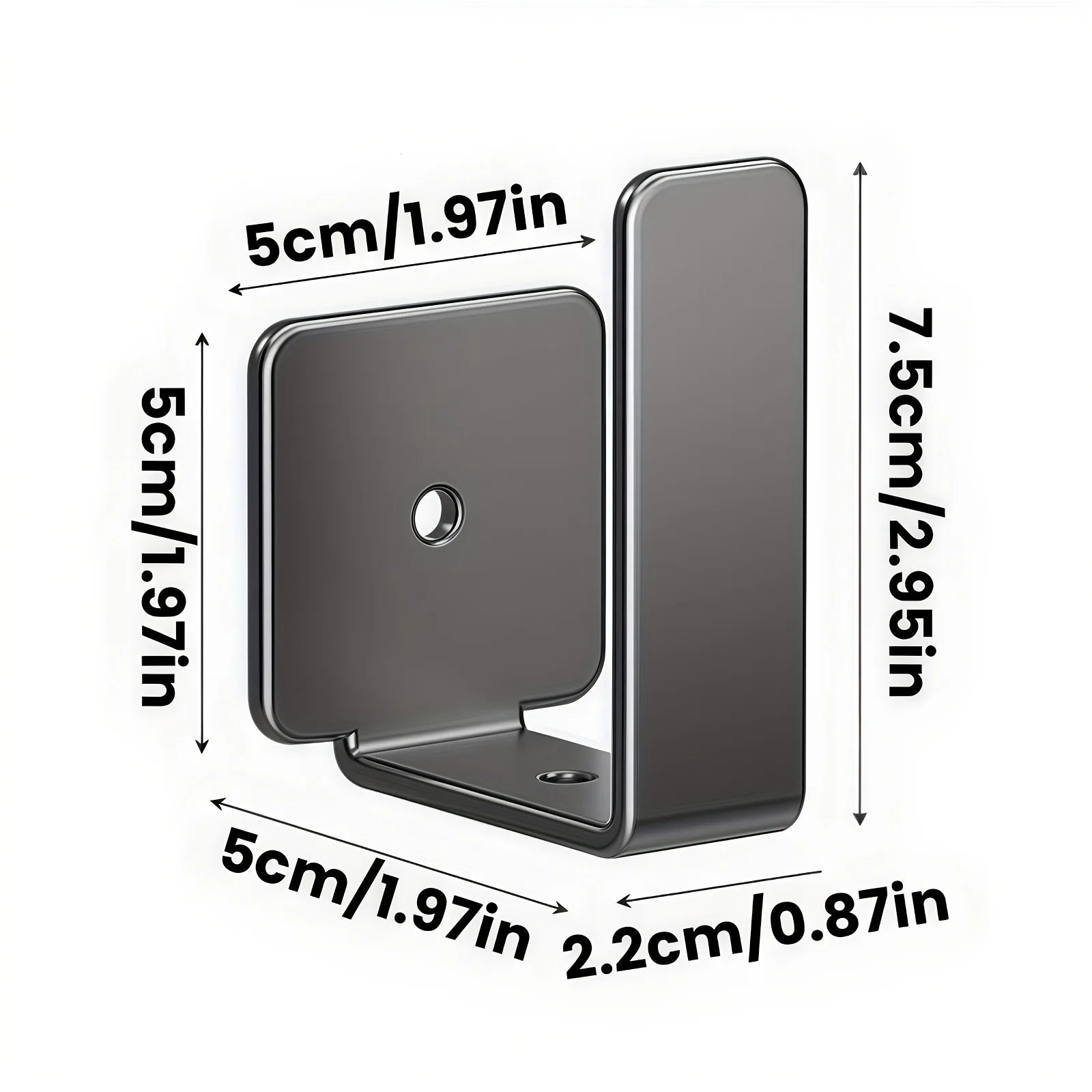 Wall Mounted WiFi Router Shelf No Drill TV Box Stand Power Strip Organizer Modem Bracket Storage Rack with Hooks for Home Oasis Select