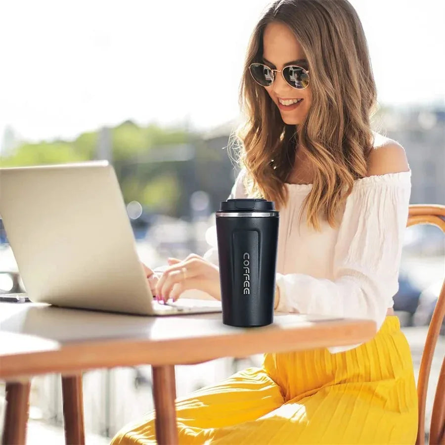 Smart Coffee Tumbler with LED Temp Display – 380ml & 510ml