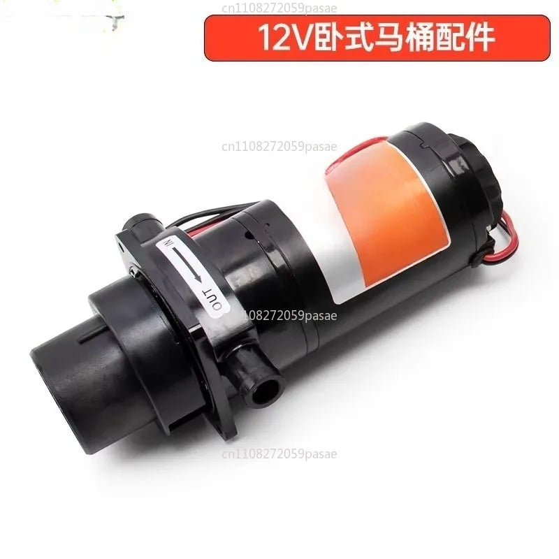 Toilet RV Special Electric Toilet Car Ceramic Toilet 12V24V Accessories Oasis Select Horizontal 12V