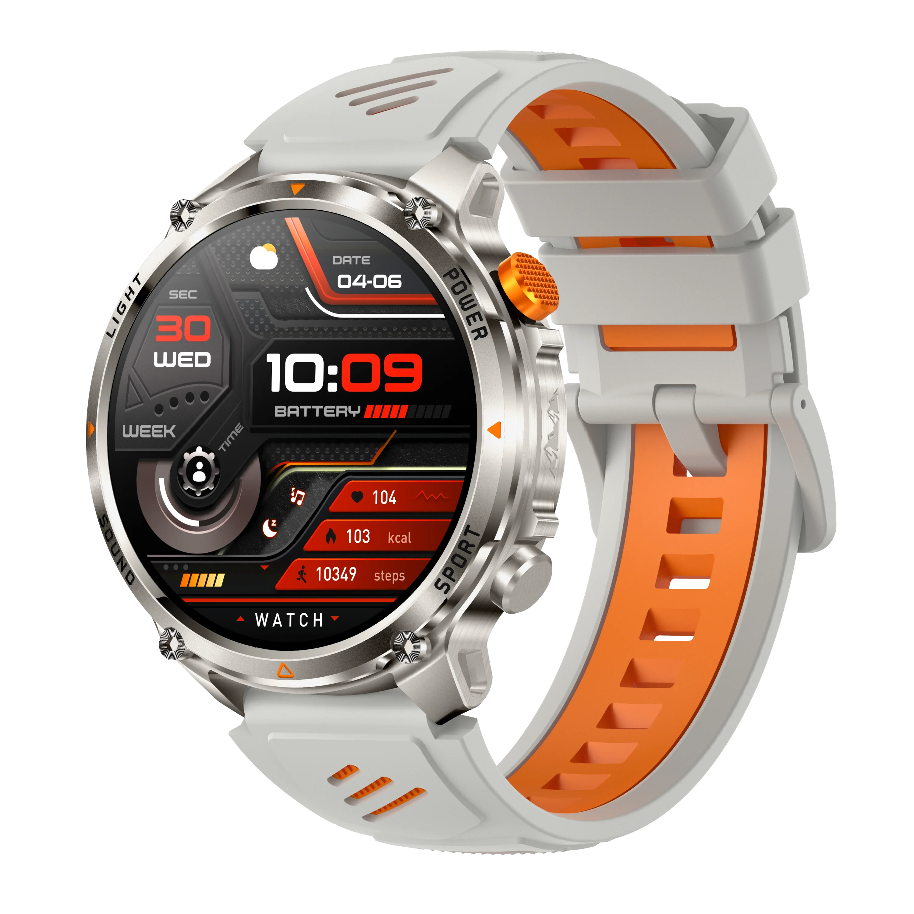 MINGCC 1.7" Smartwatch – BT Calling, Compass & LED Flashlight