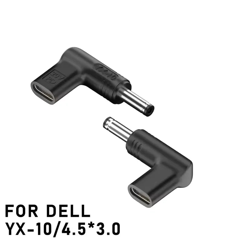 100W USB-C to DC Laptop Charger Adapter – HP Dell Asus Lenovo Laptop Charger Adapter Oasis Select 4.5-3.0 for Dell