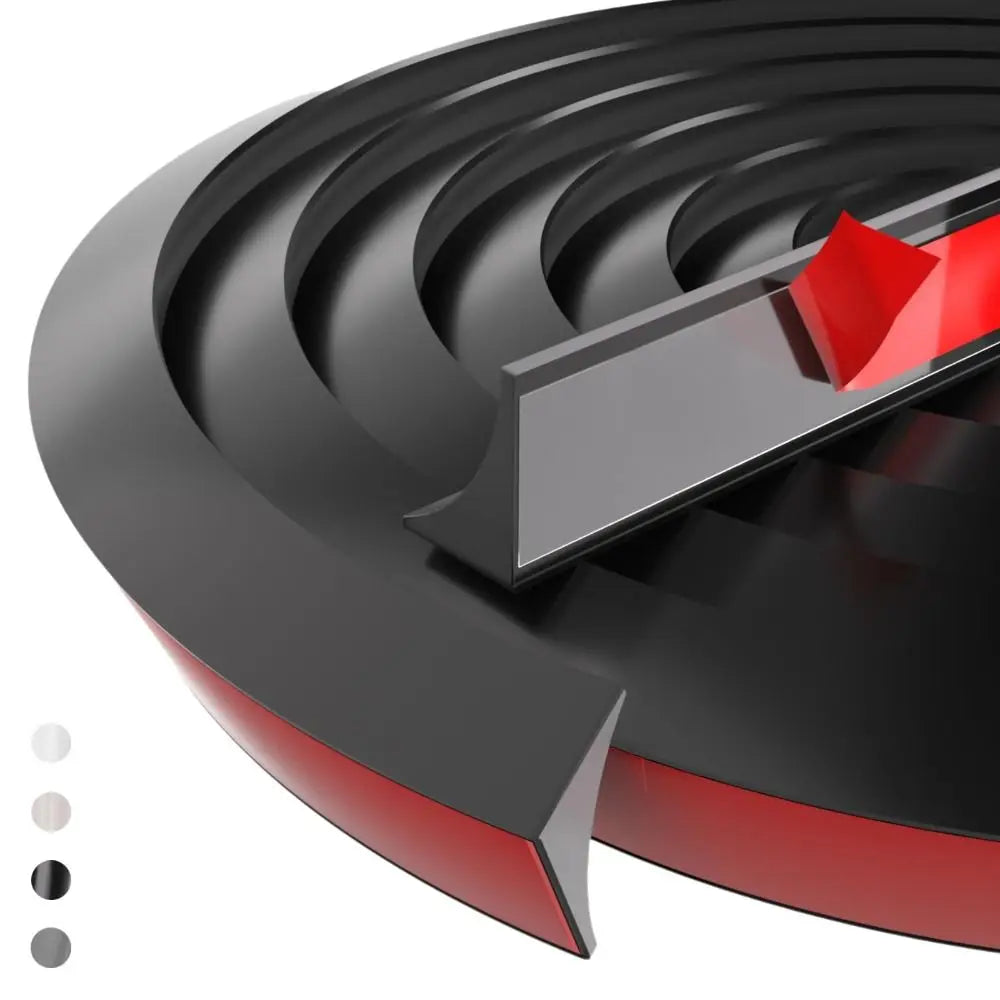 Silicone Quarter Round Molding Trim Flexible 1/2/3m Shoe Molding Peel and Stick Water Retaining Strip Oasis Select