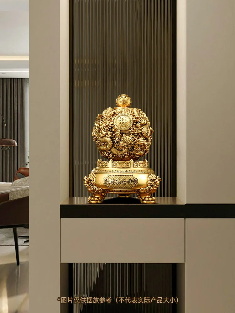 Fortune to turn the dragon turn the universe adornment adornment adornment office desktop store opening gift Oasis Select