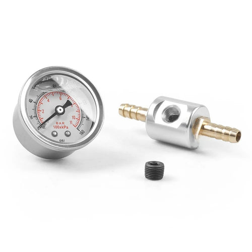 0–160 PSI Liquid-Filled Fuel Pressure Gauge | 1/8 NPT AN6 Fuel Pressure Gauge Oasis Select