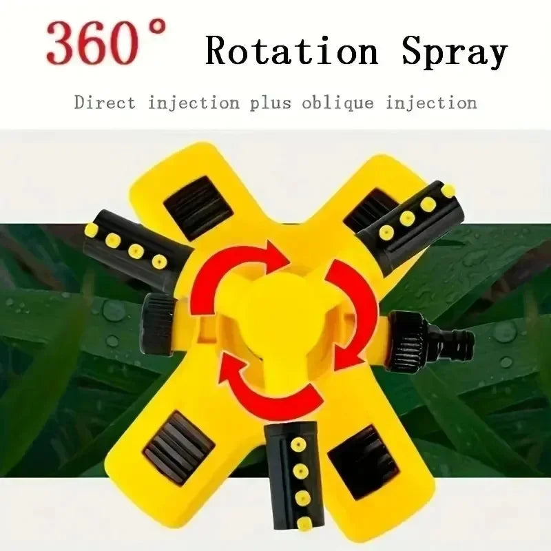 360 Degree Rotating Garden Lawn Sprinkler Automatic Large Area Watering Irrigation Sprayer for Yard Outdoor Plant Care Oasis Select