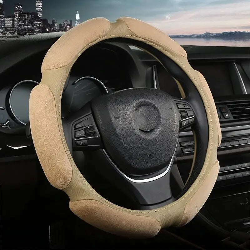 Steering Wheel Cover Suitable For 38cm Diameter Car Accessories Interior Steering Wheel Protective Decoration Universal Oasis Select