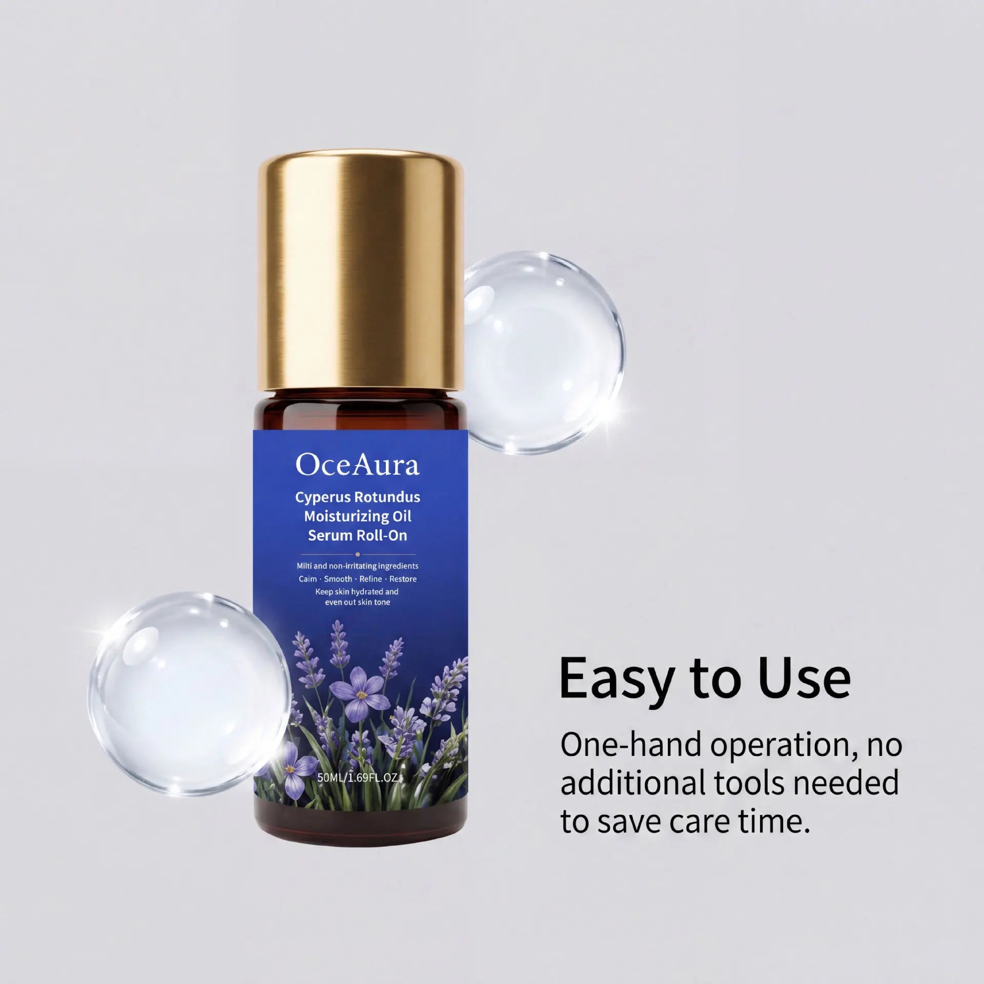 Portable Ball Roller Hair Removal Aftercare Oil Organic Extract Soothe Redness Minimize Pores Slow Hair Growth Body Depilation Oasis Select
