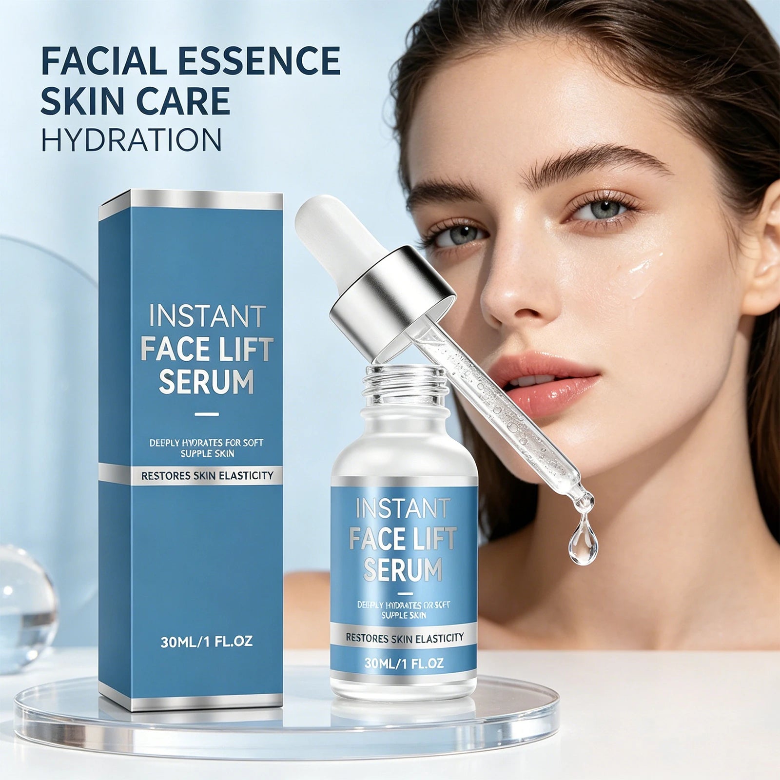 Hydrating Glow Face Serum – Moisturizing & Brightening 30ml Facial Glow Serum Oasis Select
