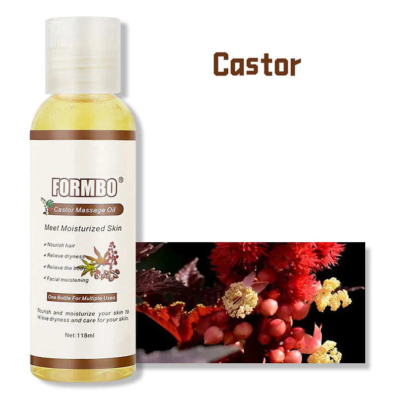Multipurpose Body Massage Oil – Moisturizing Hair & Face Care Multipurpose Body Oil Oasis Select Castor