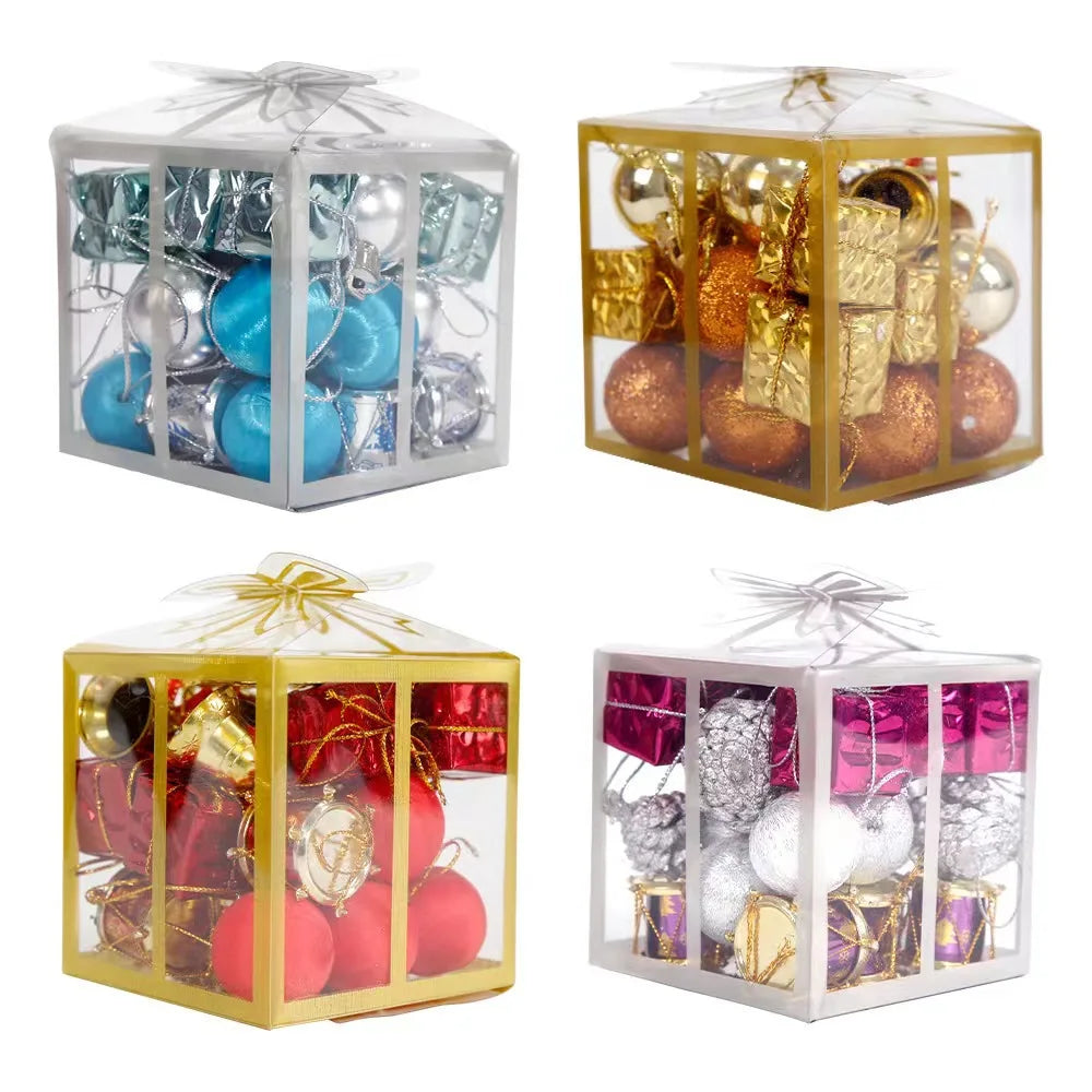 26-Piece Christmas Ball Ornaments Set | Tree Hanging Decor
