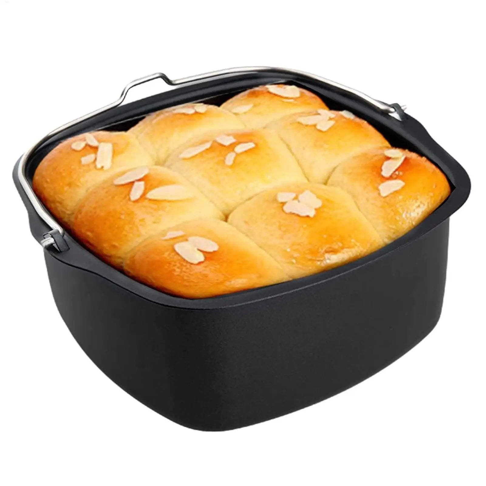 Air Fryer Cake Barrel Pans Tray Basket Cake Mold Baking Barrel Heat Resistant Kitchen Cooking Tool for Brownies Casata Home Oasis Select