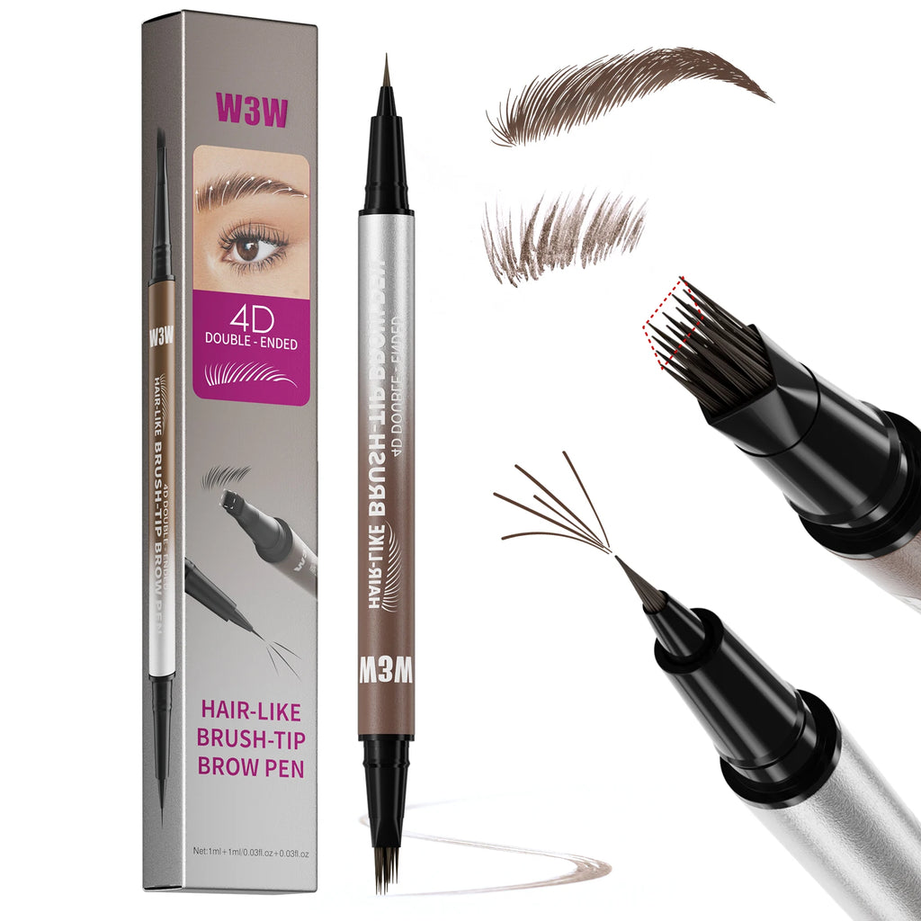 W3W Long-Lasting Water-Resistant Eyebrow Pencil | Anti-Smudge