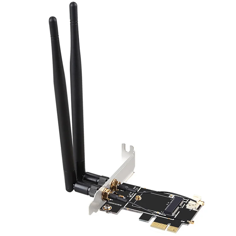 PCIE WiFi Card Adapter Wireless Network Card M2 NGFF Bluetooth Converter for Desktop Wi-Fi 8260 8265NGW AX200 9260 7265 Oasis Select