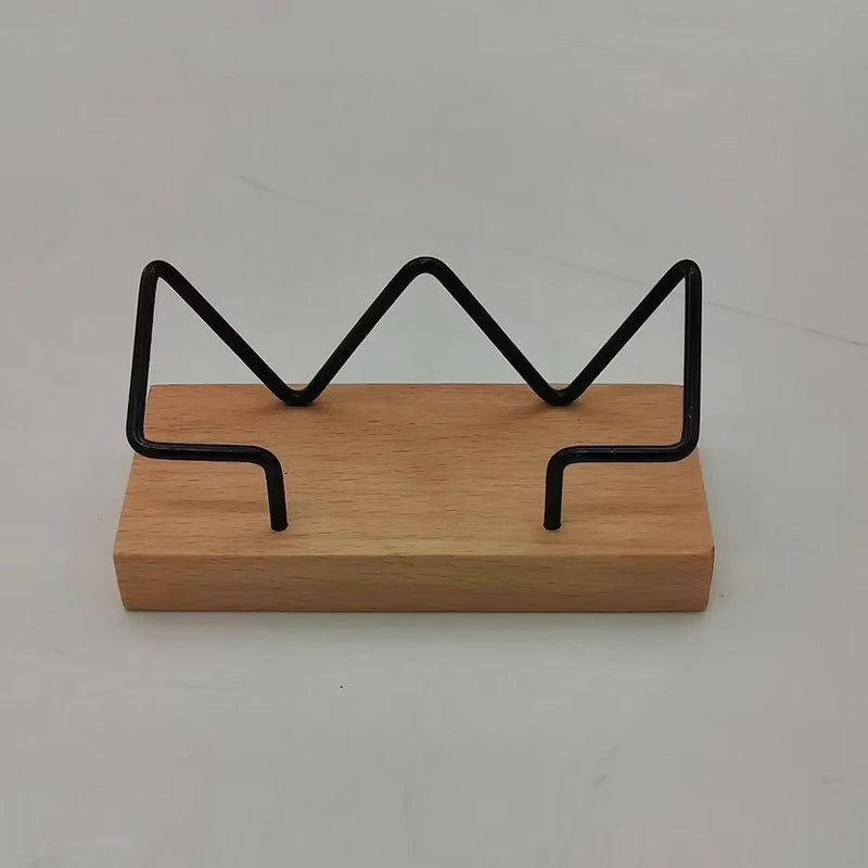 Business Card Holder Organizer Office Desk Display Stand Memo Counter Accessories Tabletop Shelf Home Wooden Card Holder Storage Oasis Select A6
