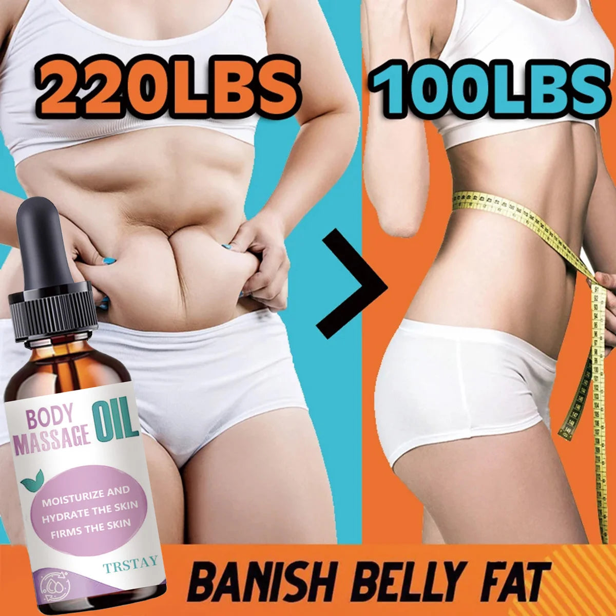 TRSTAY 28-Day Body Firming & Slimming Essential Oil