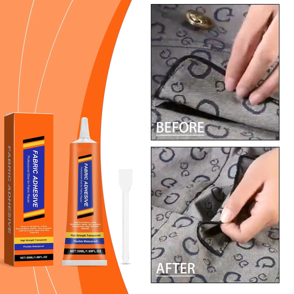 Universal Fabric Glue – No-Sew Adhesive for Leather & Denim Fabric Repair Adhesive Oasis Select