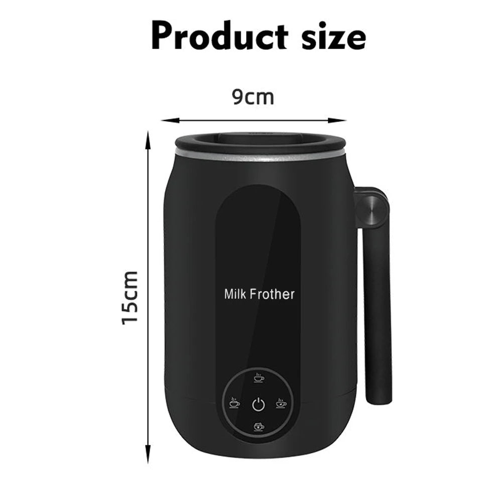 Electric Milk Frother Cooker for Frothing 4-in-1 Milk Steamer with Rotatable Handle Foam Maker for Coffee/Latte/Cappuccino Oasis Select