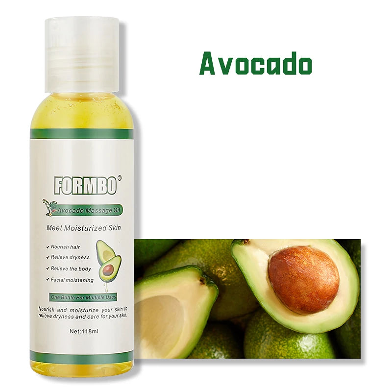 Multipurpose Body Massage Oil – Moisturizing Hair & Face Care Multipurpose Body Oil Oasis Select Avocado
