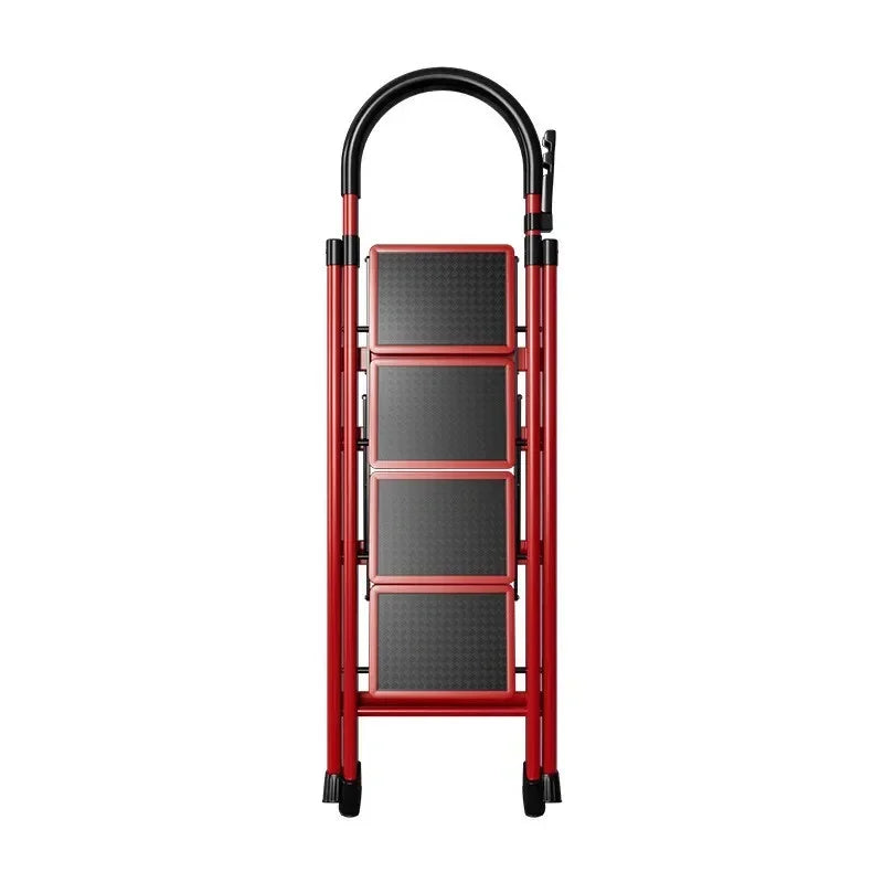 Herringbone Ladder Household Ladder Folding Telescopic Multifunctional Indoor Stairs Thickened Climbing Ladder Escalator Oasis Select