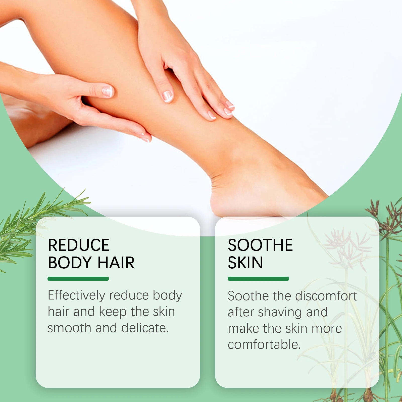 EELHOE Cyperus Rotundus Hair Removal Soothing Oil 60ml Hair Removal Oil Oasis Select