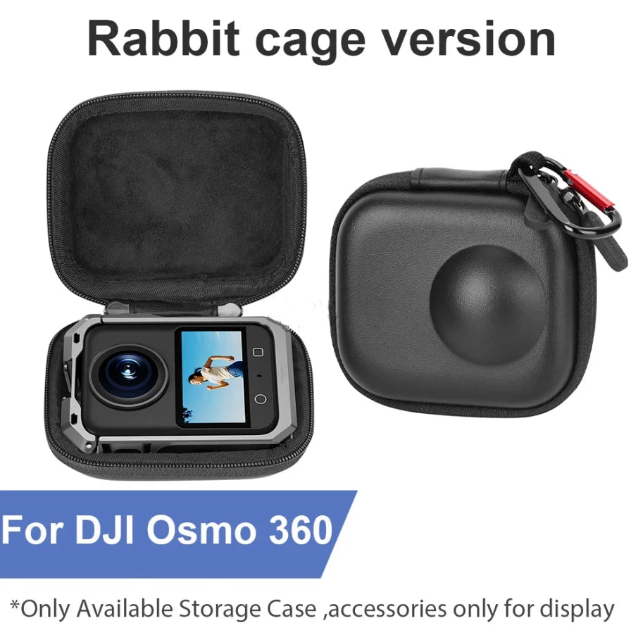 DJI Osmo 360 Carrying Case – Waterproof PU Leather Hard Bag