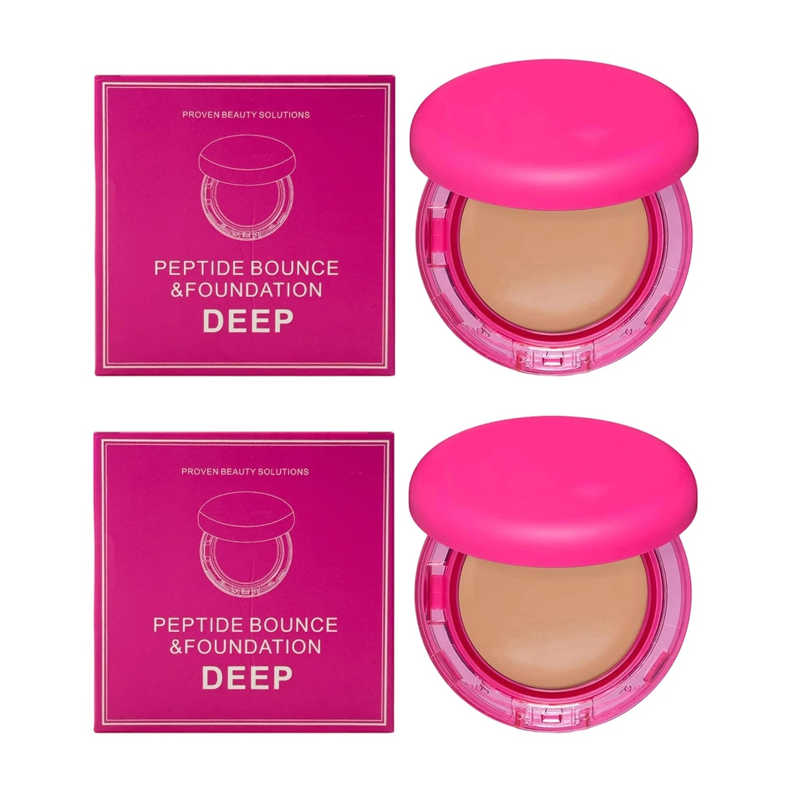 Full Coverage Moisturizing Foundation Cream – Oil Control & Bright Foundation Cream Oasis Select Light skin X 2pcs