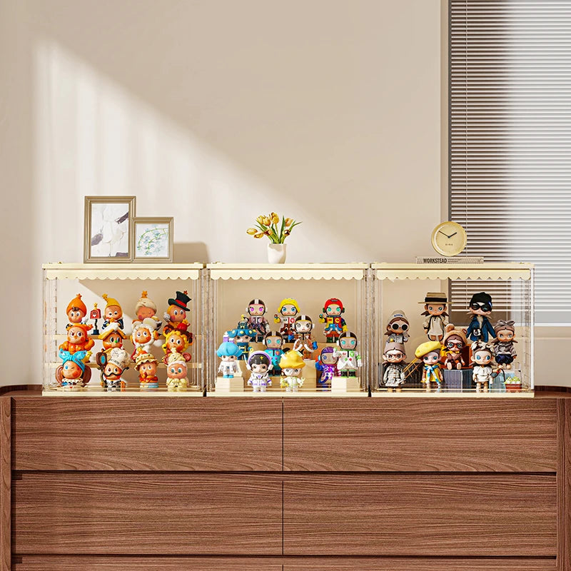 Acrylic storage box, blind box, cute figurine storage box, cute figurine toy storage box, sealed storage rack Oasis Select