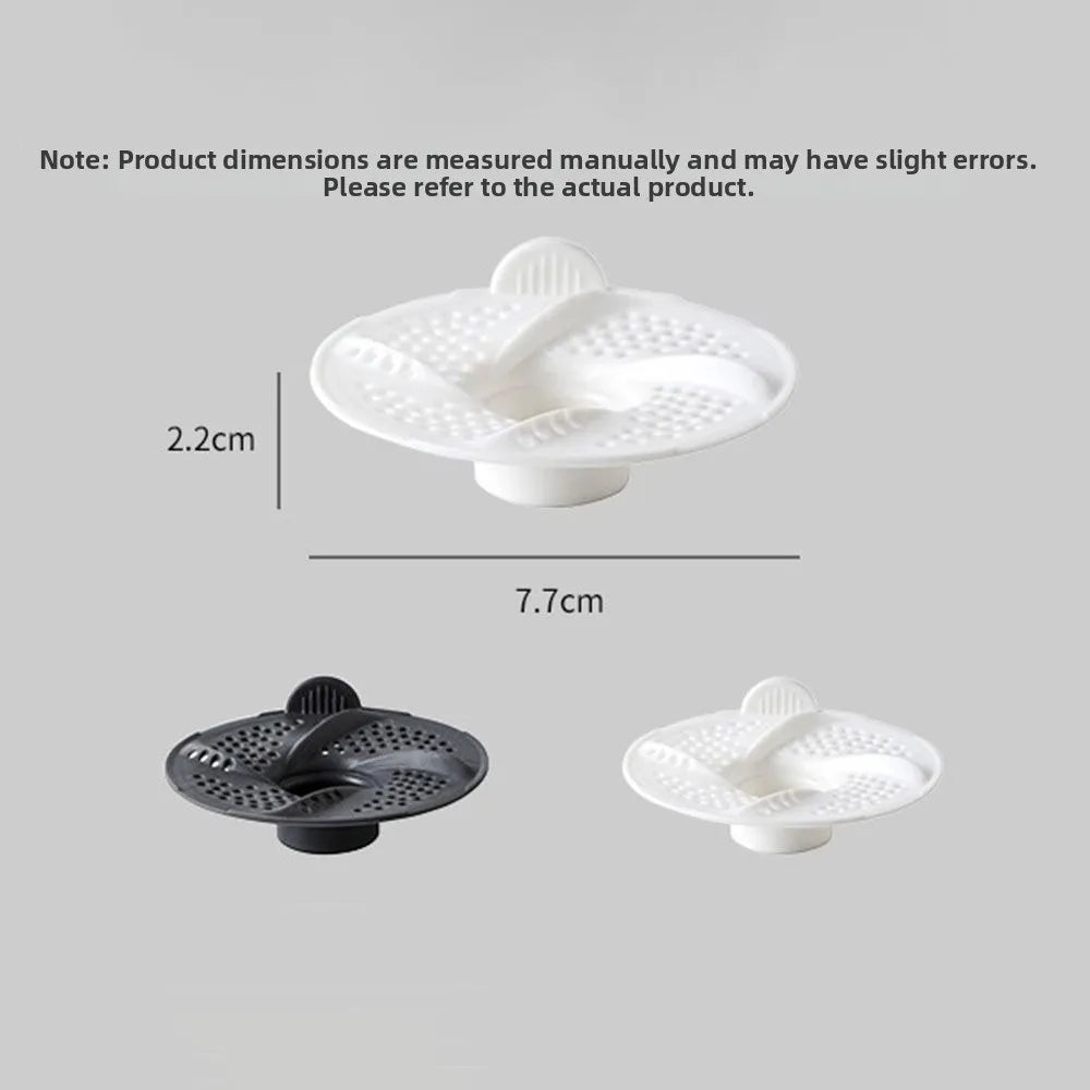 3pcs New Vortex Floor Drain Rotating Bug Proof Hair Collector Mesh Design Anti-Clogging Drain Cover Toilet Area Oasis Select