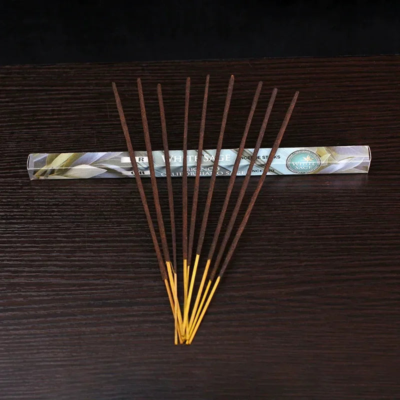 GR Natrual 10-25 Small Box Indian White Sage Incense Sticks Sandalwood OUDH Authentic Buddhism Supplies Bulk Sale Stick Incense Oasis Select