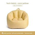 Lazy sofa reclining sleeping bedroom small sofa small apartment living room single reclining chair balcony lazy chair Oasis Select Yellow