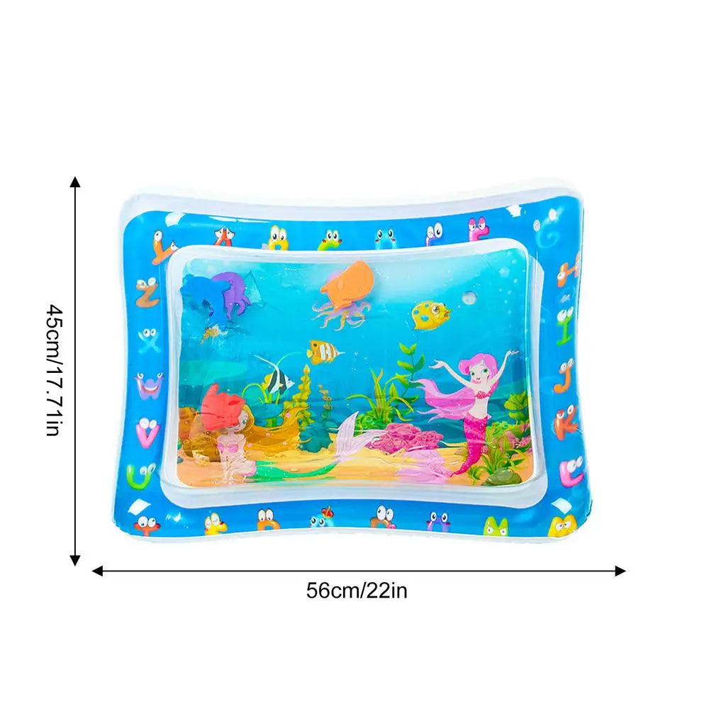 Sensory Water Play Mat For Cats Thickened Water Sensory Pad For KidsInteractive Play Inflatable Water Mat For Cat And Dog Water Oasis Select 03