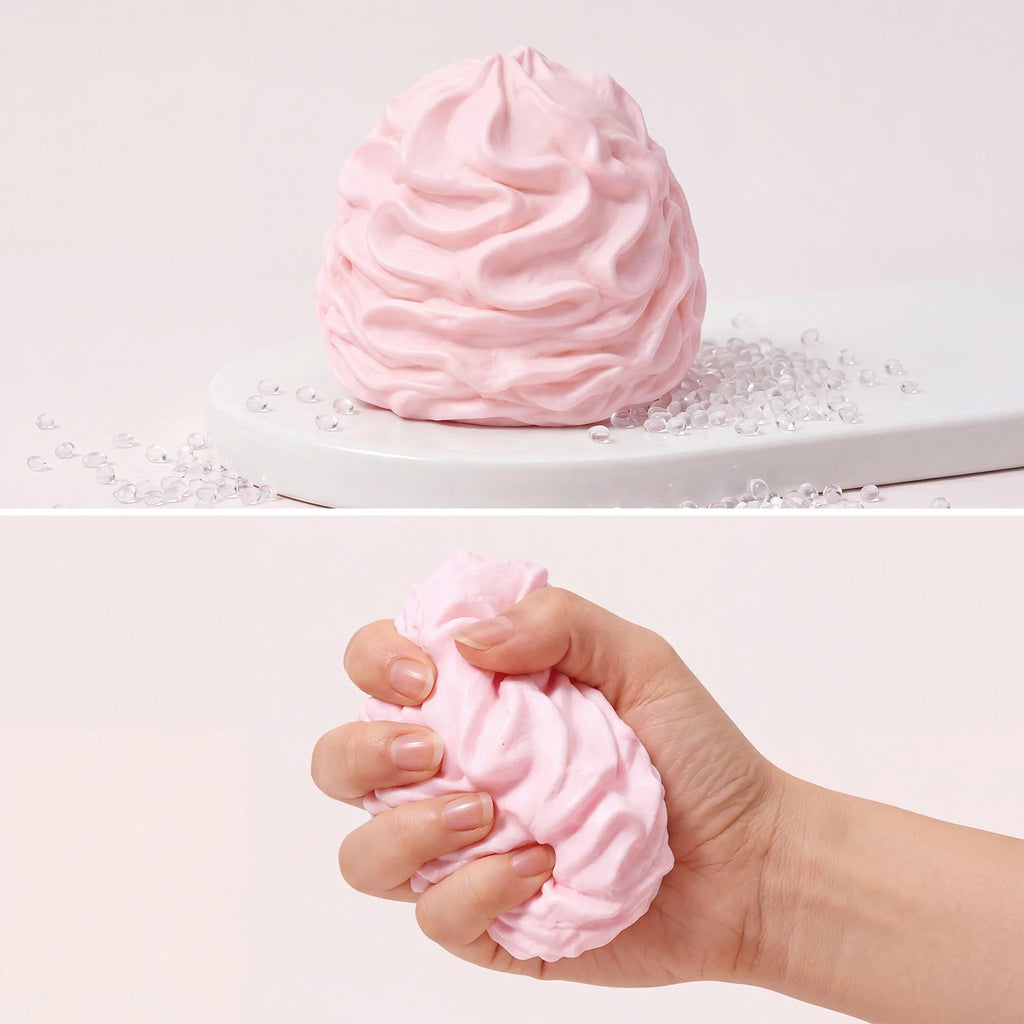 Cream Roll Squishy Toy Slow Rising Dessert Fidget Stress Relief Soft Squeeze Toy for Anxiety Relief Kids Adults Collectible Oasis Select