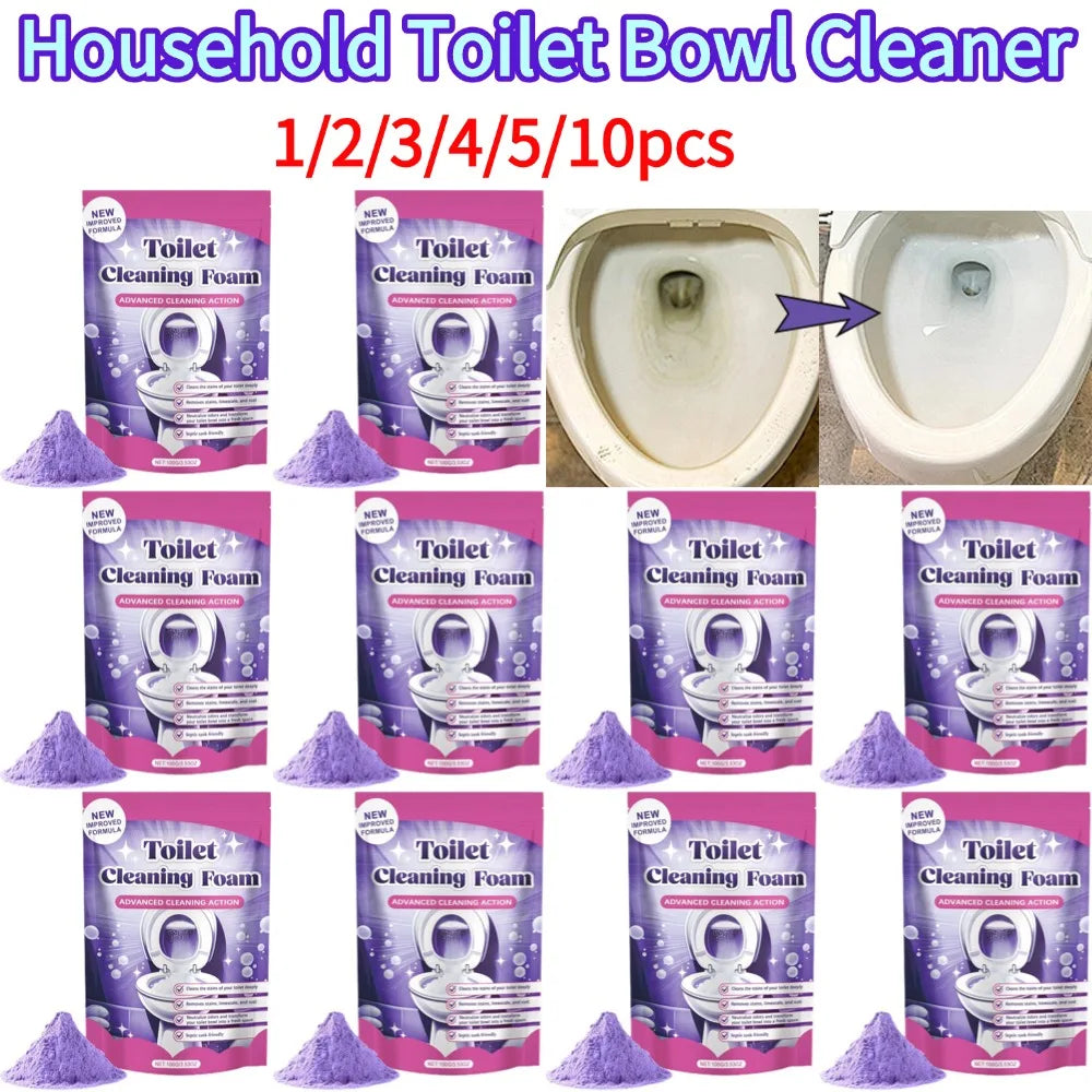 Toilet Bowl Cleaner Powder Foam – Deep Descaling & Stain Remover Toilet Bowl Cleaner Oasis Select