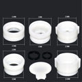 Faucet Adapter ABS Thread Connector Water Tap Joints Water Purifier Bubbler Nozzle Converter for Bathroom Kitchen Accessories Oasis Select white