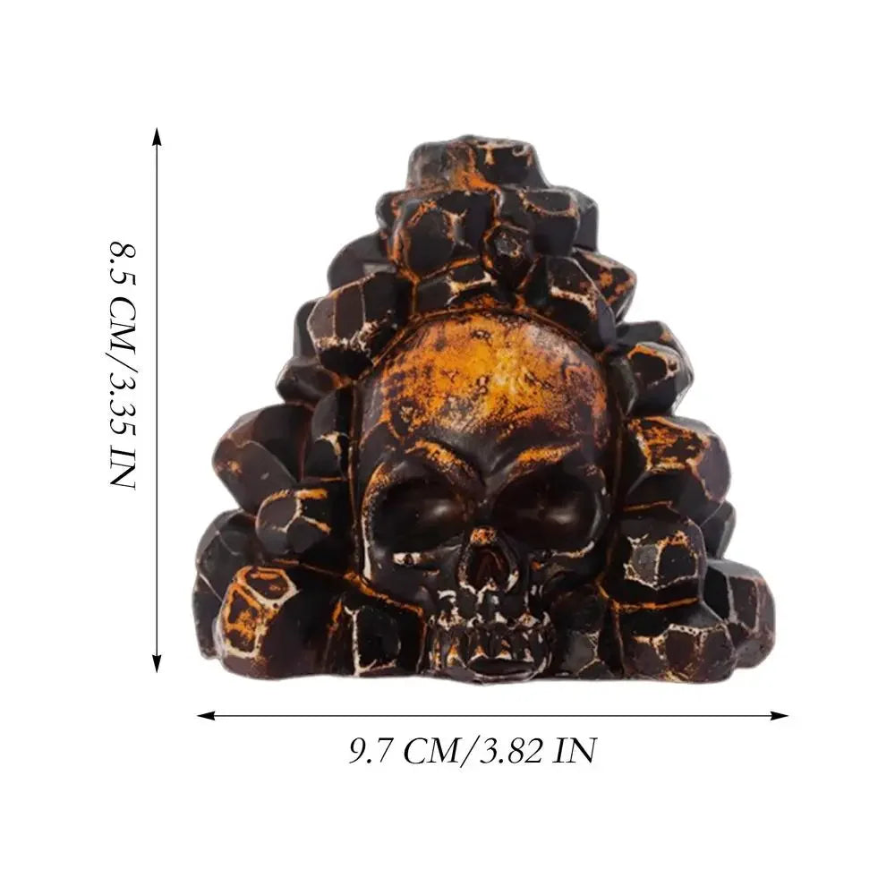 Aztec Death Whistle Spookys Aztec Scary Death Whistle Ghost War Whistle Skull Head Toy Party Noise Prop Resin Halloween Toy Gift Oasis Select D