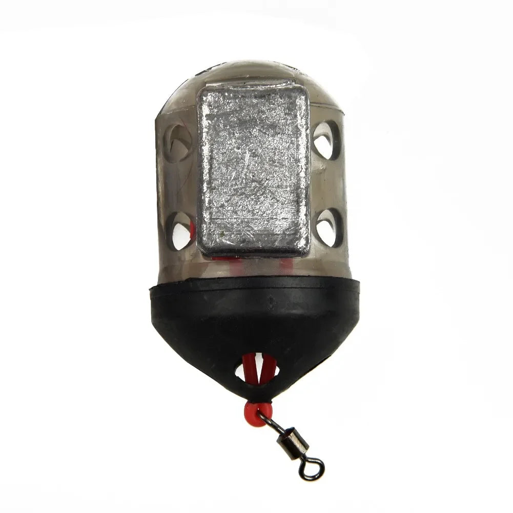 1/10PCS Cap Swim Feeders For Maggot Groundbait Fishing Accessories Outdoor Carp Fishing Tackle Tool Catfish Feeder Basket Oasis Select