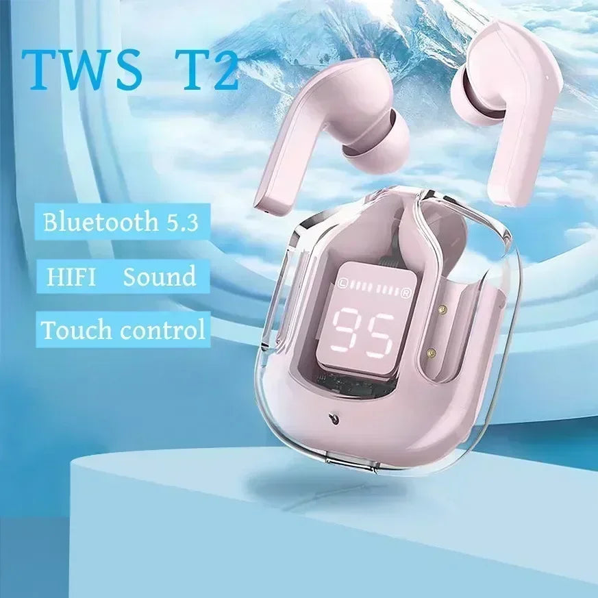New T2 Bluetooth headset wireless Bluetooth headset HIFI sound quality headset for all smartphones Oasis Select