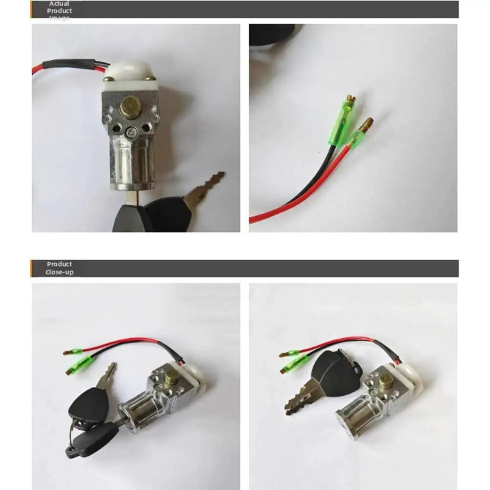 E-Bike Battery Compartment Lock Male Female Connector For Electric Bicycle Ignition Switch Safety Protection Stainless Steel Oasis Select