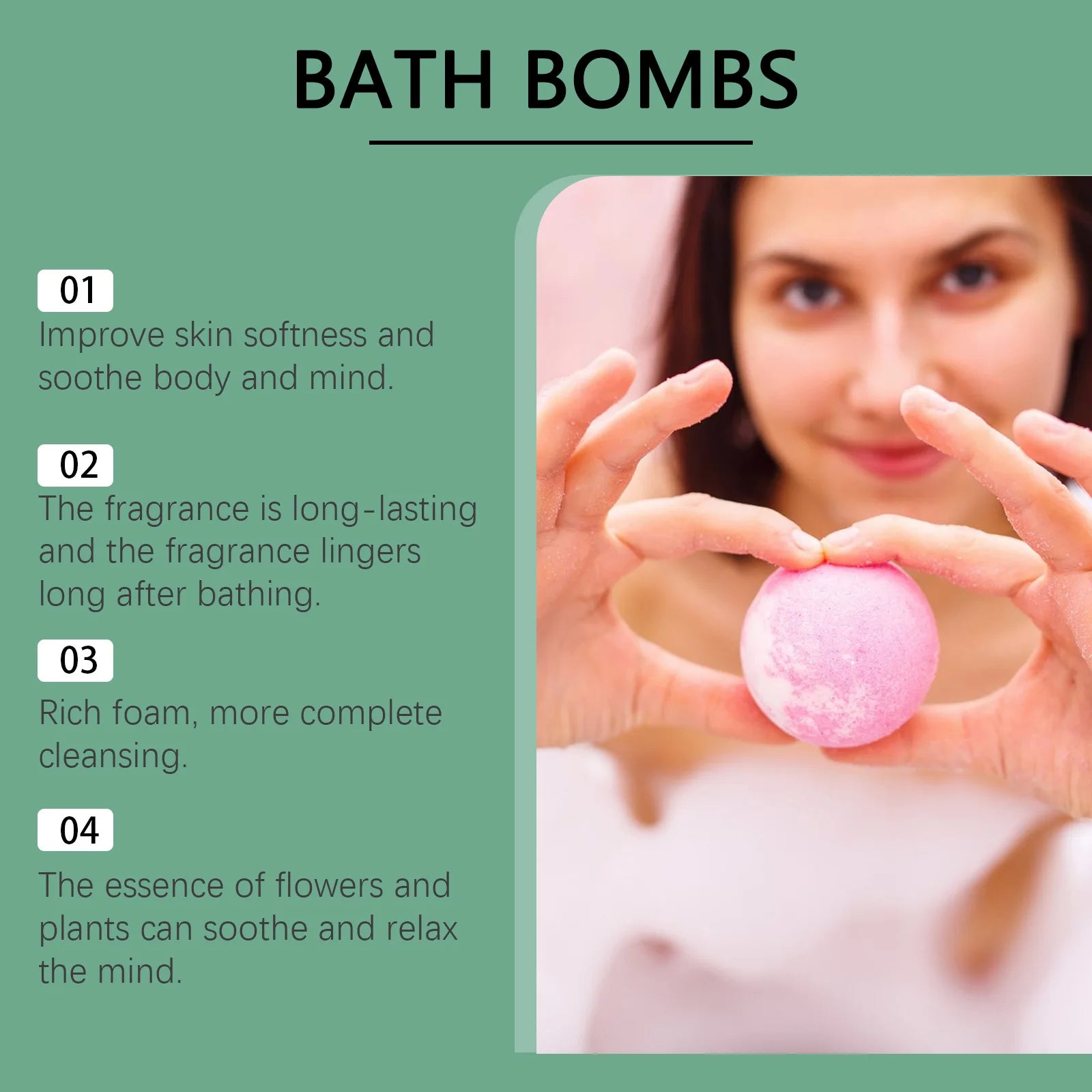 Christmas Colorful Bath Balls Foot Spa Deep Moisturizing Skin Relaxing Reduce Dryness Kids Gifts Bubble Rosemary Bath Ball Bombs Oasis Select
