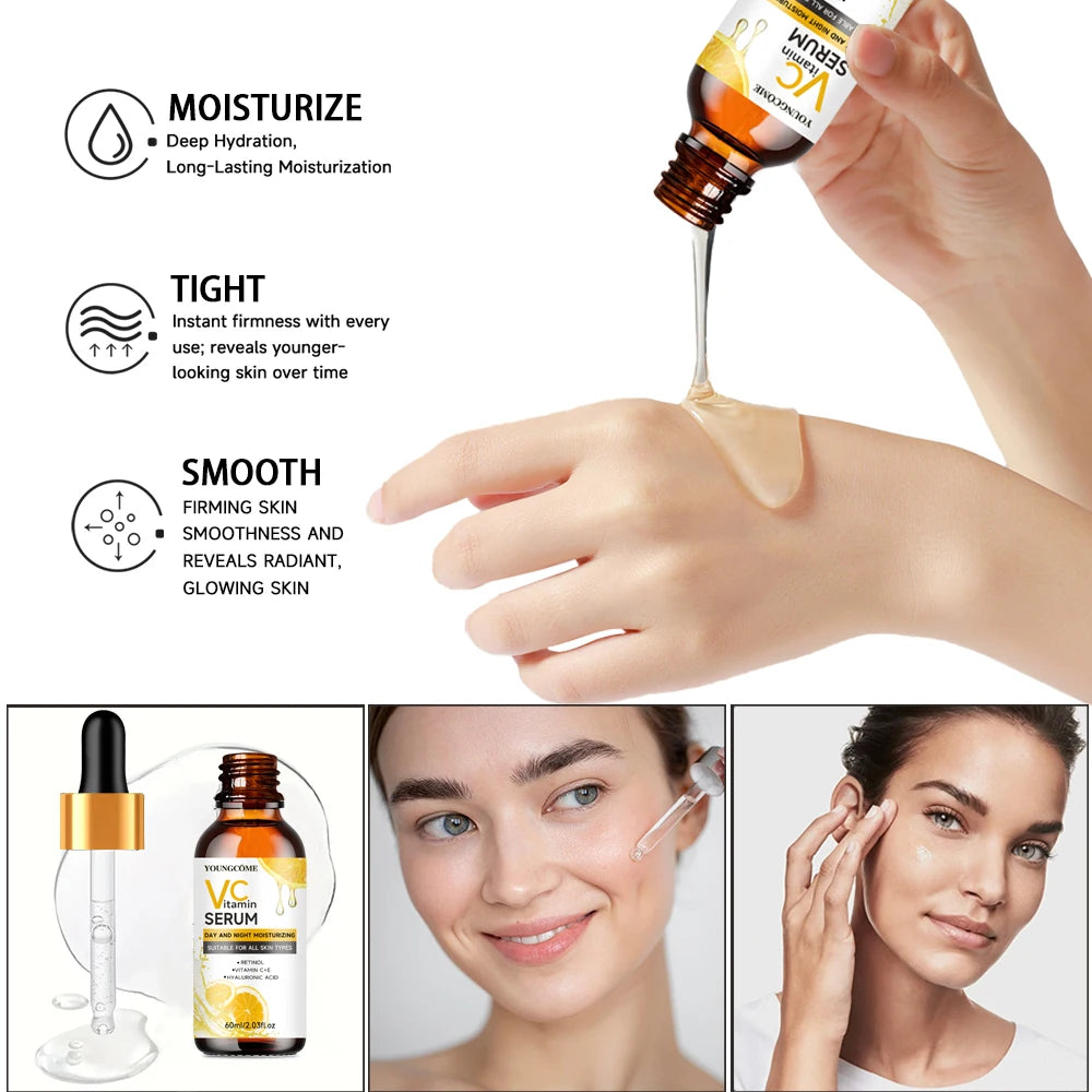 YOUNGCOME Vitamin C & Hyaluronic Acid Face Serum 60ml Vitamin C Face Serum Oasis Select