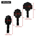 1/3Pcs Water Pipe Expansion PPR Lifting Stepped Drill Bit For Plumber Repairing Hexagon Shank Step Drill 6.35mm Oasis Select 3Pcs-set