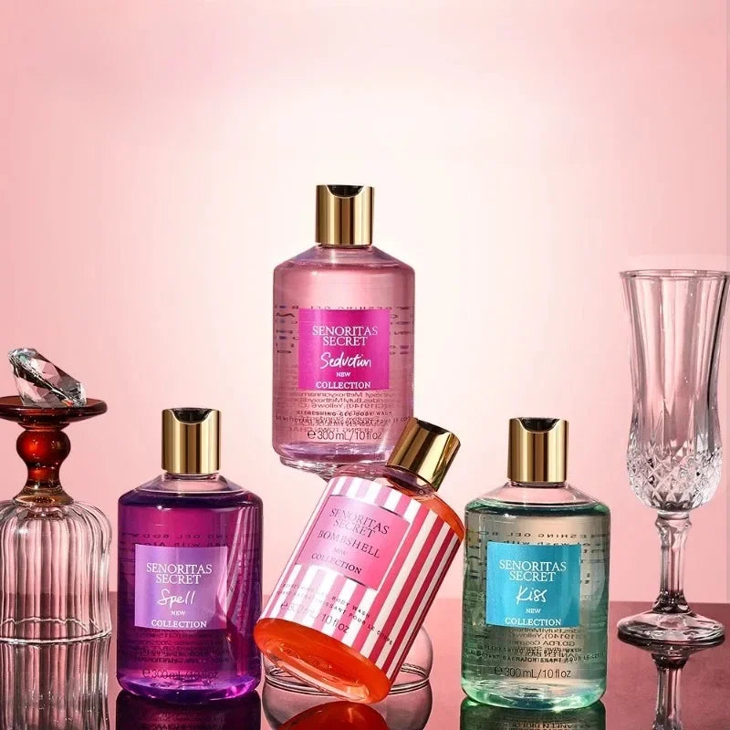 Victoria fragrance shower gel lasting fragrance secret language of love Moisturizing&oil controlling deep cleaning Oasis Select
